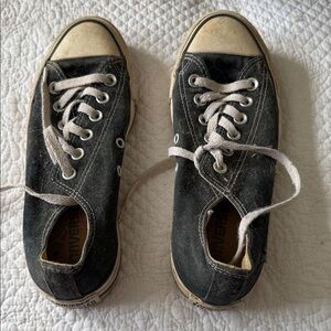 Converse Black and White Canvas Sneakers